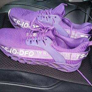 Purple Athletic Sneakers